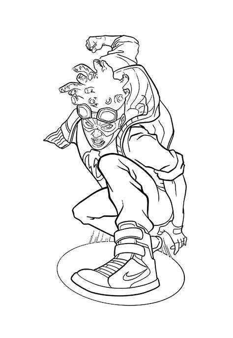 Desenhos do Super Choque para colorir - Bora Colorir