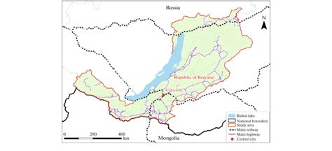 administrative map republic buryatia scientific diagram