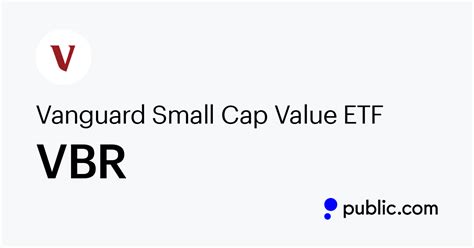 buy vbr etf vbr etf quote today investment insights publiccom