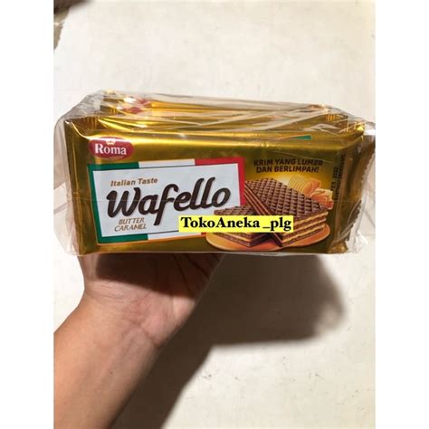 Jual Roma Wafello Butter Caramel Renceng Shopee Indonesia