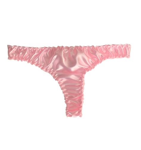 Satin Silky Tanga High Rise Bikini Briefs Panties Size 10 20 EBay