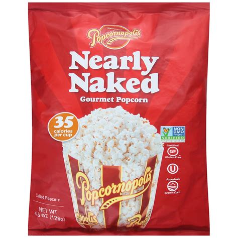 Popcornopolis Nearly Naked Gourmet Popcorn Salted Walgreens