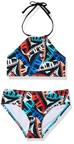 Kanu Surf Girls Mahina UPF 50 Beach Sport Halter Bikini 2 Piece Swimsuit Maya Blue 2T