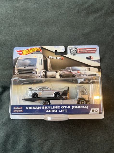 Hot Wheels Nissan Skyline Gt R Gtr R Team Transport Aero Lift Premium Picclick Uk