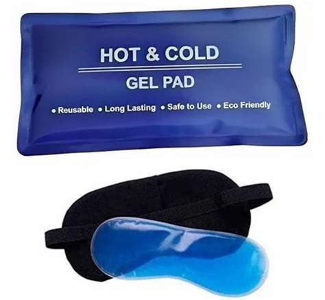 Black Plastic Hot Cold Gel Eyes Mask At Piece In Surat Id