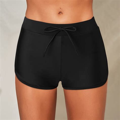 Baqcunre Swim Suits For Women Women Buttons Running High Waist Bikini Lace Up Bikini