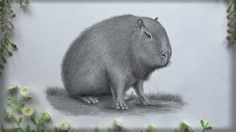 Cómo dibujar el Capibara paso o paso Рисуем Капибару Capybara mejor