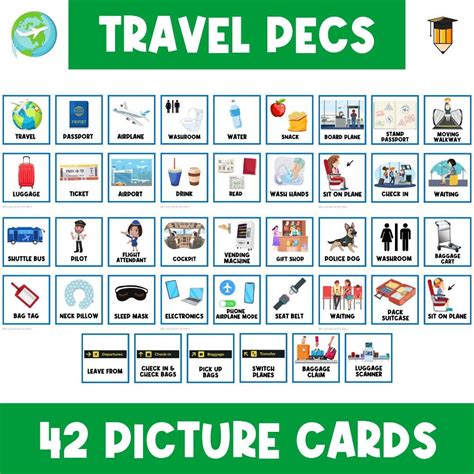 42 Travel Pecs First Then Board Visual Aid Schedule Etsy