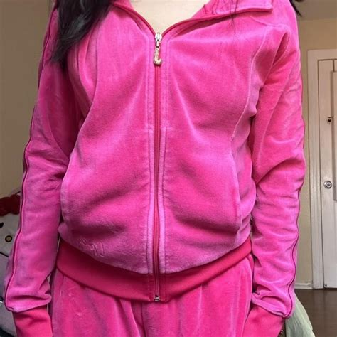 Hot Pink Juicy Couture Tracksuit Its Pretty CUnty Depop
