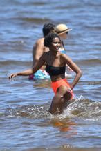 Sabina Gadecki Shows Off Her Bikini Body On Miami Beach Aznude