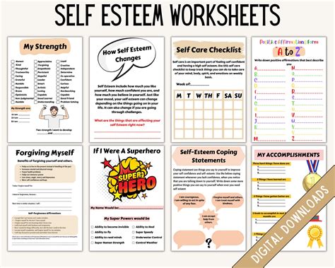 Dbt Self-Esteem Worksheets - DBT Worksheets