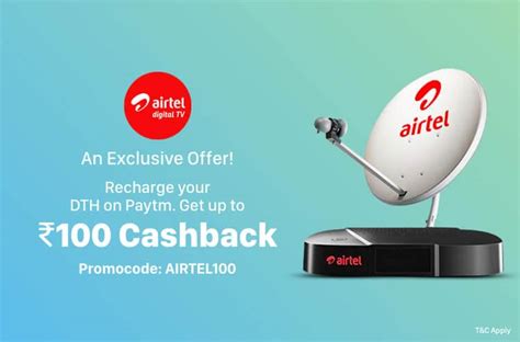 Rs Cashback Airtel Dth Recharge