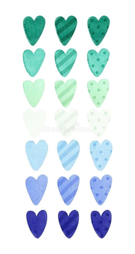 Gay Pride Flag With Hearts Watercolor Clipart Stock Illustration Illustration Of Movement