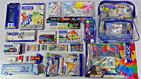 😱 Biggest Doms Collection | Unboxing And Review | doms art kit🤩, Doms ...