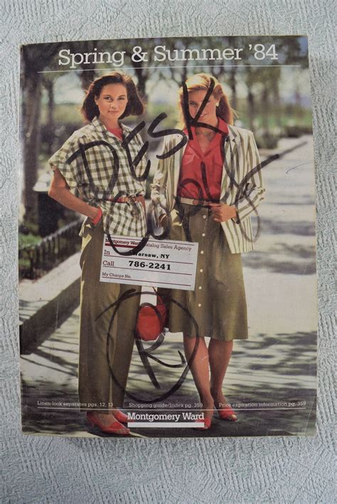 Montgomery Ward Catalogs 1980s H Vintage Etsy