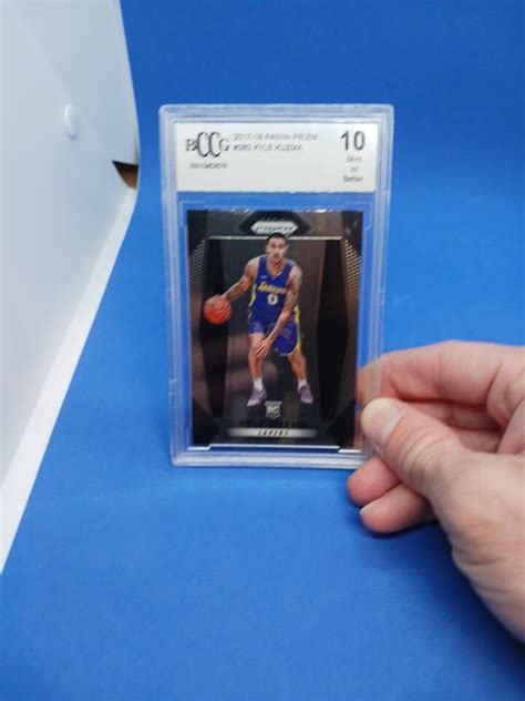 Kyle Kuzma Prizm Rookie Bccg Ebay