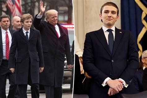 Barron Trump, 18, attends dad Donald’s second inauguration 8 years ...