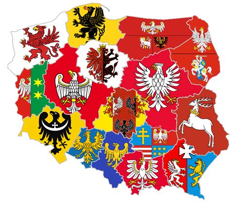 Poland voivodeships coat of arms : r/MapPorn