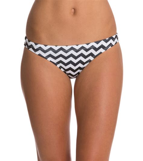 Eq Swimwear Zig Zag Streamline Bikini Bottom At Swimoutlet