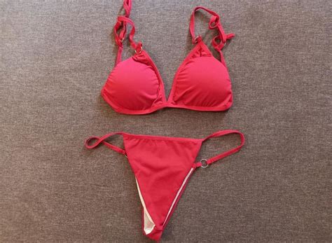 X Bikini Rot Und Wei Lot Bikini Rouge Et Blanc L Kaufen Auf Ricardo