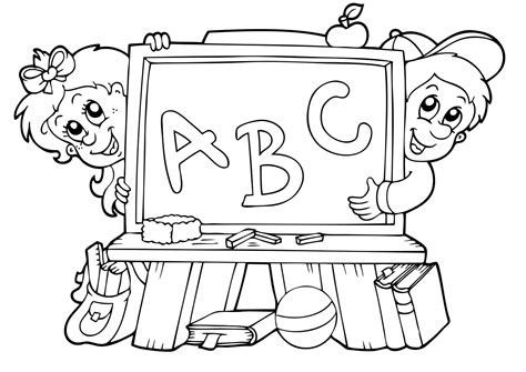 Desenho Escolar Para Colorir