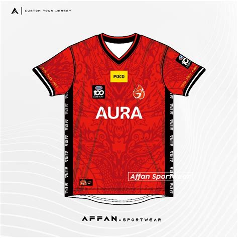 Jual JERSEY GAMING AURA ESPORT TERBARU 2024 MPL SEASON 13 FREE