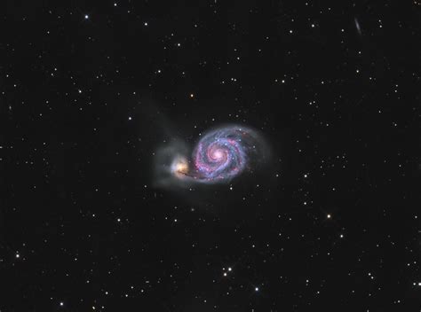 M51, The Whirlpool Galaxy - Astrodoc: Astrophotography by Ron Brecher