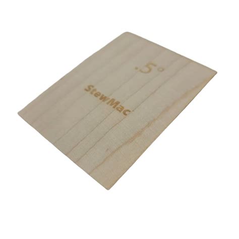 Stewmac Universal 5 Degree Maple Neck Shim For Guitar Or Reverb