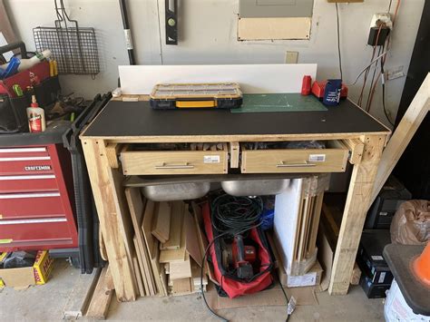garage work table rwoodworking