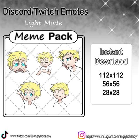 Discord Emotes Twitch Emotes Anime Chibi Blonde Hair Light Skin Meme Youtube Cute