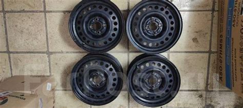 Диски стальные Nissan, 15", 1 шт, 4x100, штампованные, 60,1 мм. 4 шт, б ...