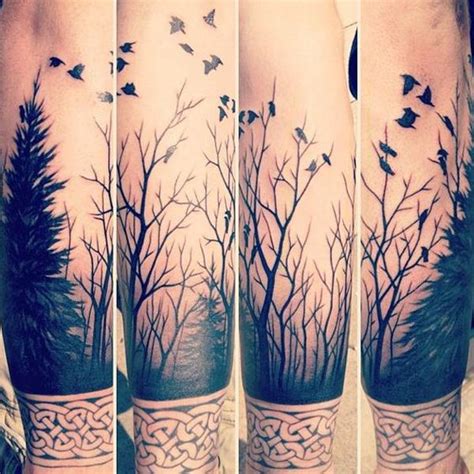 45 Inspirational Forest Tattoo Ideas Art And Design