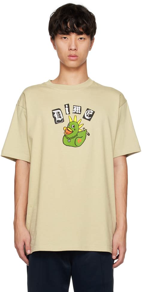 Dime Khaki Rebel T Shirt Dime