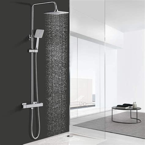 Duschsystem mit Thermostat Regendusche