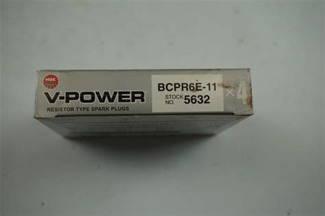NGK V POWER BCPR6E-11 SPARK PLUGS PACK OF 4 #5632 NOS | Factory OEM Parts