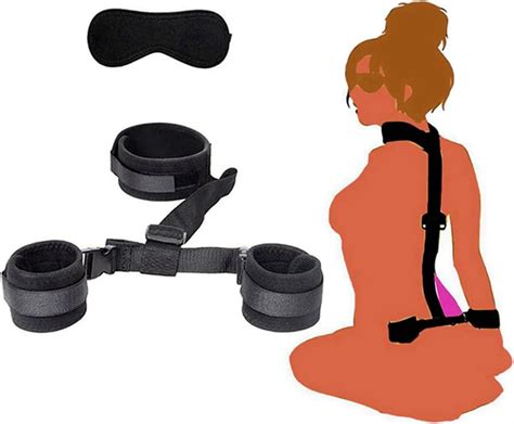 Amazon Bdsm Sex Bed Bondage Restraints Kit Toys Straps Rope Sexy Fuzzy Handcuffs Hand Cuff