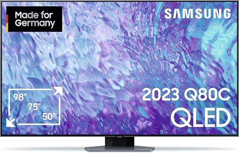 Samsung QLED 4K Q80C 55 Zoll Fernseher , Smart-TV, Direct Full Array ...