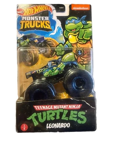 Teenage Mutant Ninja Turtles Hot Wheels Monster Trucks Leonardo Picclick Uk