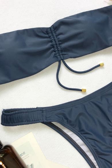 CUTE HOLLOW GREY TWO PIECE BIKINI On Luulla