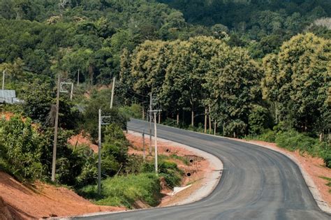 premium photo local road  loei province thailand