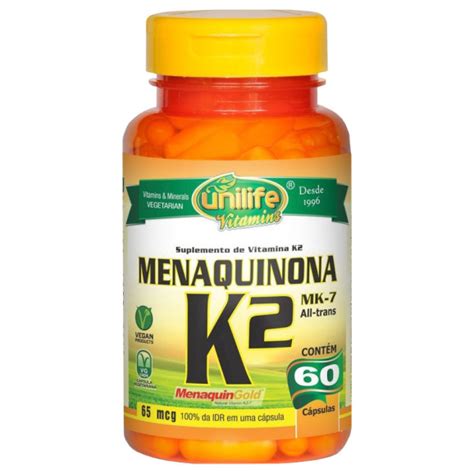 Vitamina K Menaquinona Capsulas De Mg