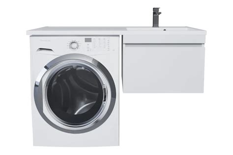 Тумба под стиральную машину Uperwood Magenta 60 см, подвесная, белая ...