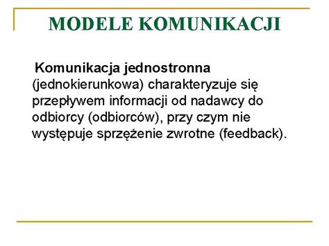 Procesy Komunikacji Interpersonalnej Modele Oraz Formy Komunikacji Autor