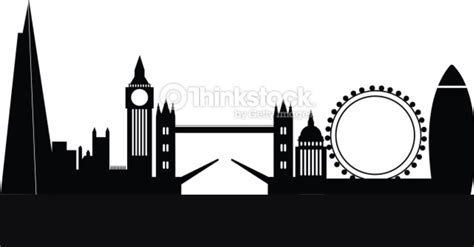 London Skyline Silhouette Simple