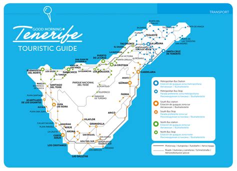 Tenerife Bus Map