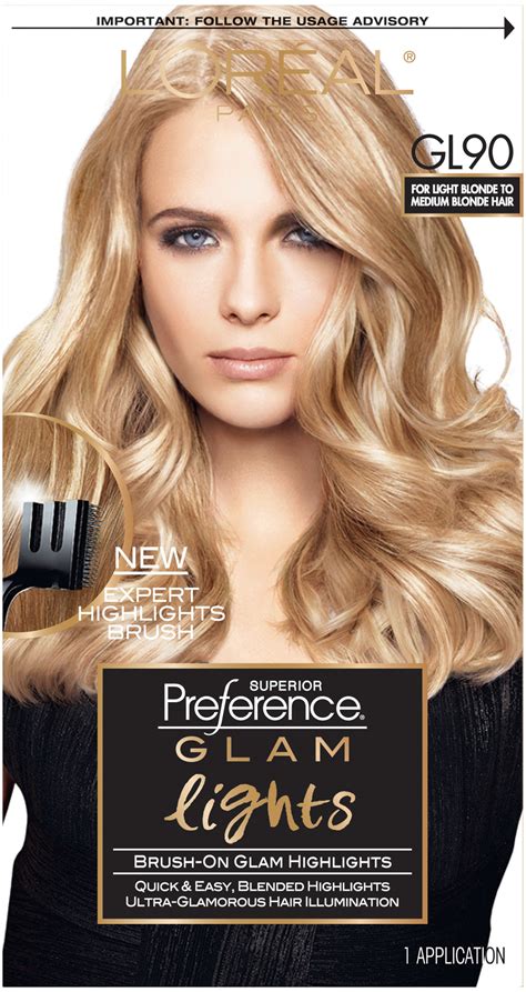 L'Oreal Superior Preference Glam Lights | Dyed blonde hair, Box hair ...