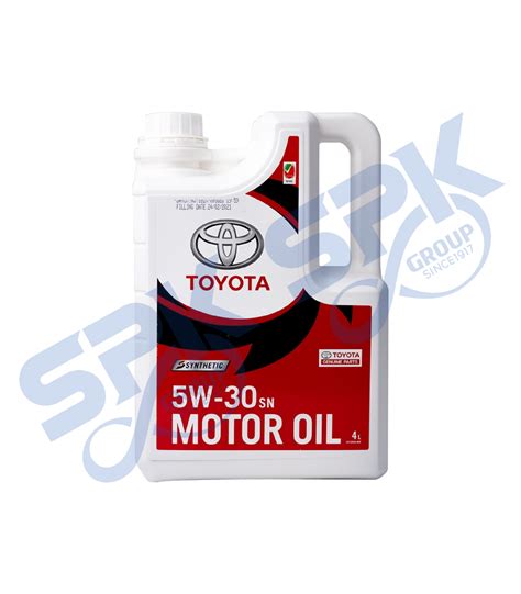 Buy Toyota 08880-83714 5W-30 (4L) Fully Synthetic Motor Oil | SPK Singapore