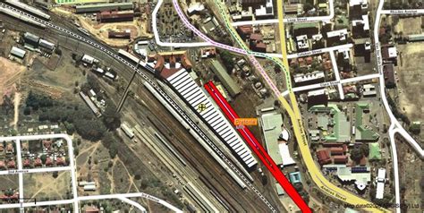 The Gautrain Pretoria Station; located adjacent and to the south-east ...