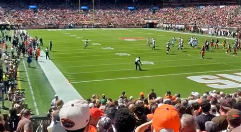 Ref Absolutely Disgusted After Having To Grab A Dirty Sex Toy On The Field During The Bengals