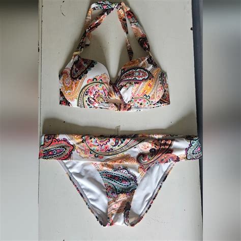 Victoria S Secret Swim Victorias Secret Colorful Paisley Bikini